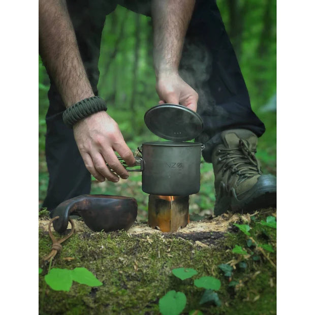 TITANIUM COOKING POT - 1.1L or 1100 ML