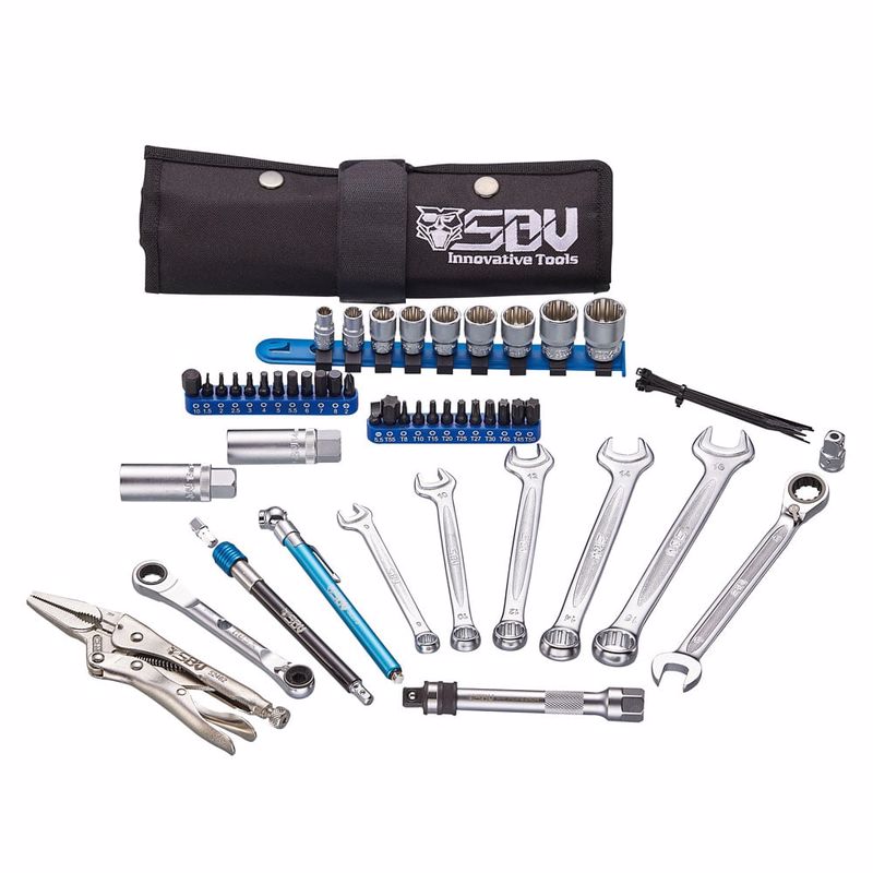 Basic Adventure Motorcycle Tool Kit, Multi-Brand
