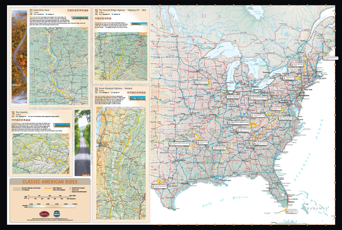 The American Classics Map Set
