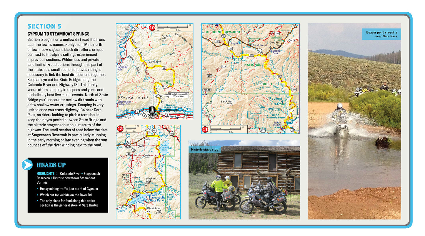 Colorado Backcountry Discovery Route (COBDR) Map – Third Edition
