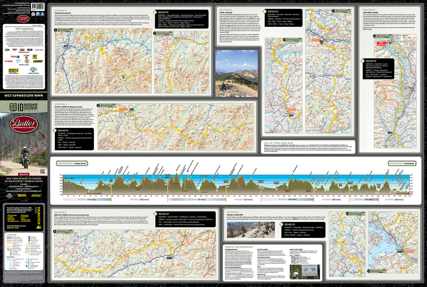 Idaho Backcountry Discovery Route (IDBDR) Map – V3