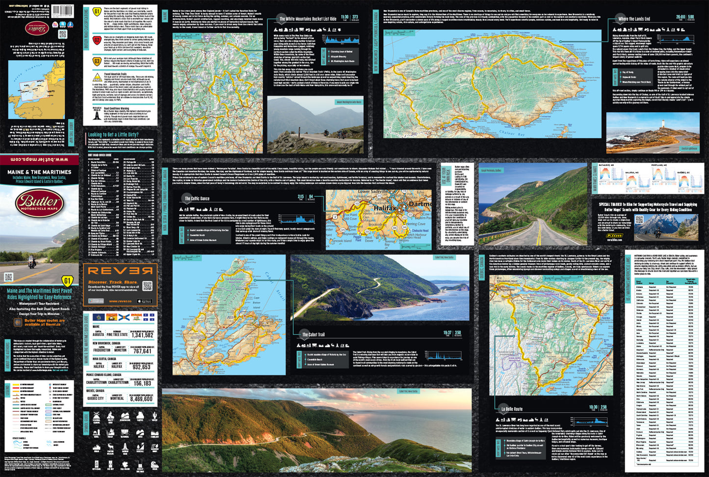 Maine & The Maritimes G1 Map