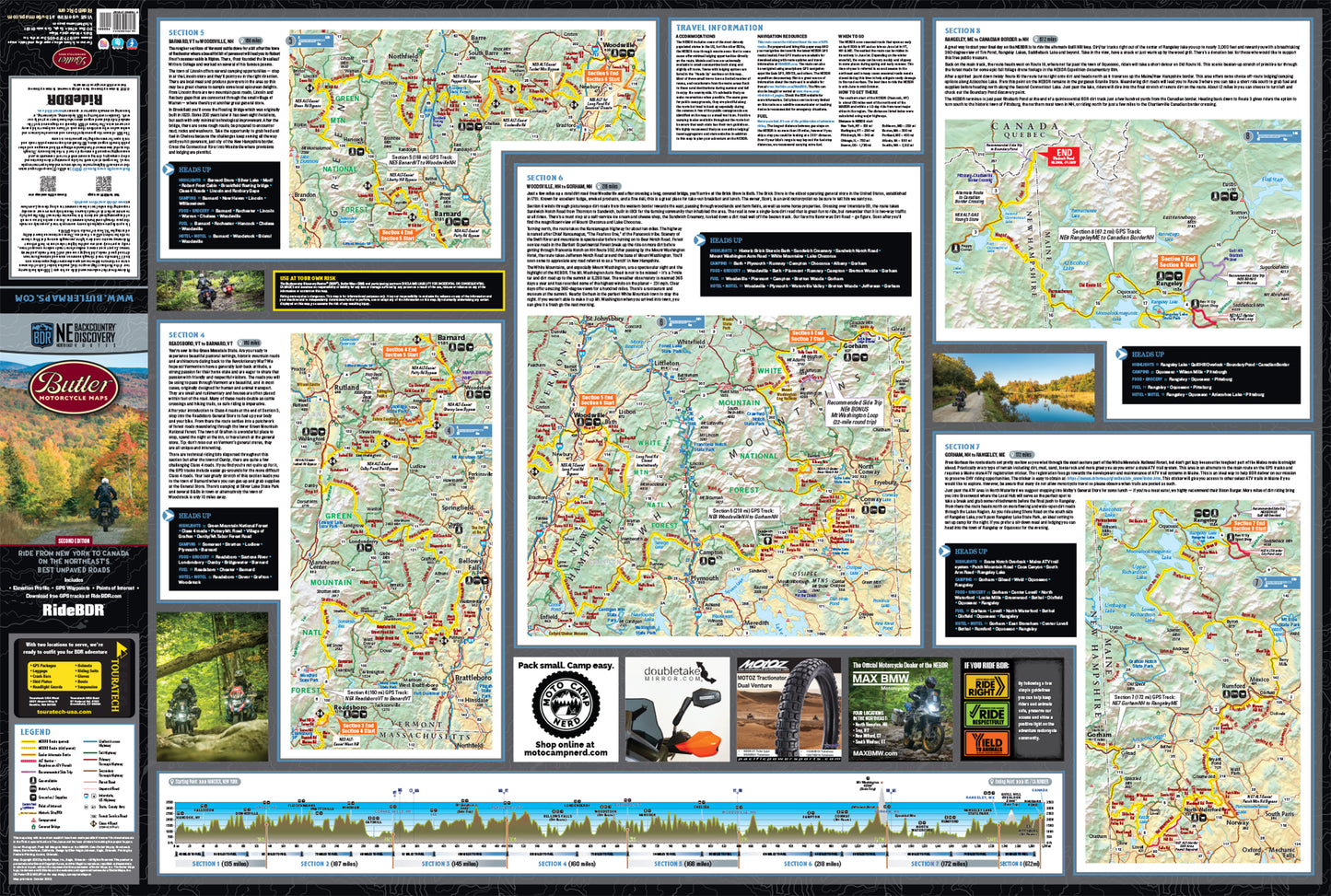 Northeast Backcountry Discovery Route (NEBDR) Map