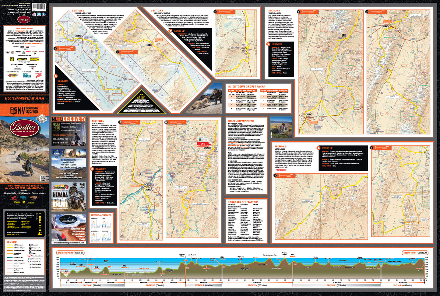 Nevada Backcountry Discovery Route (NVBDR) Map