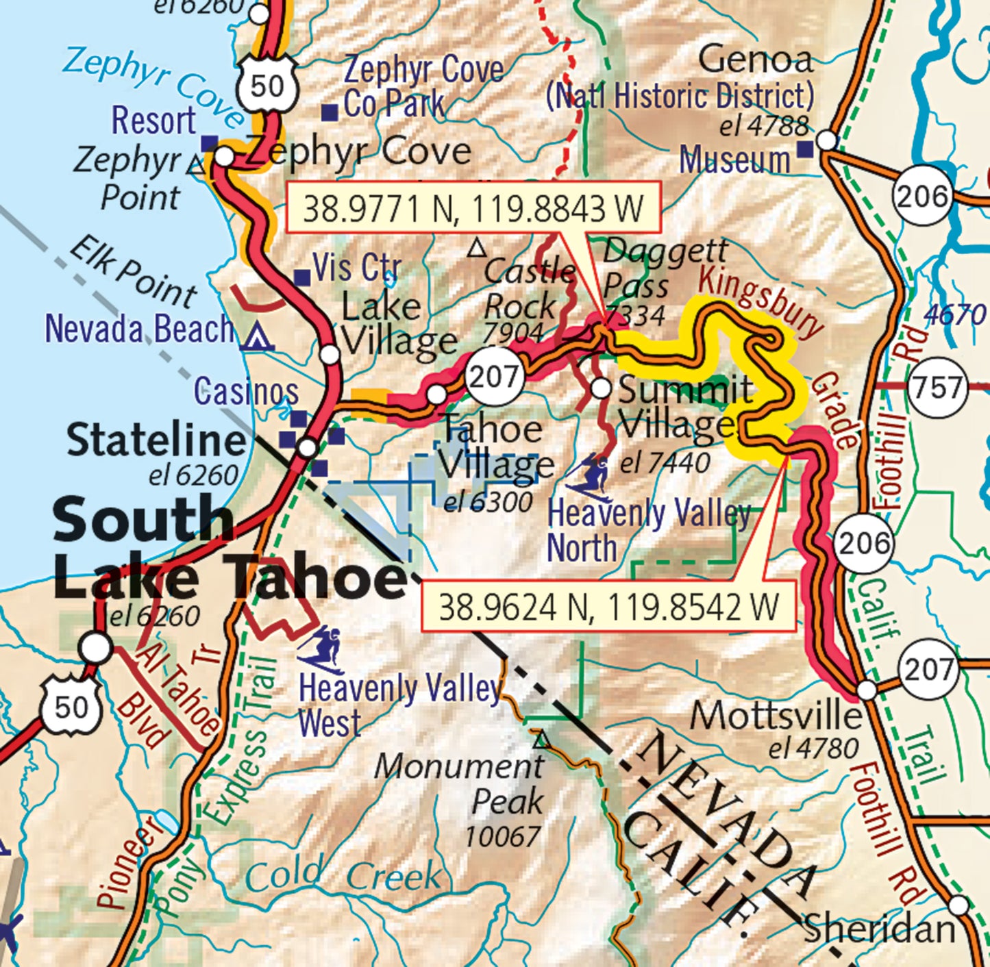 Nevada G1 Map