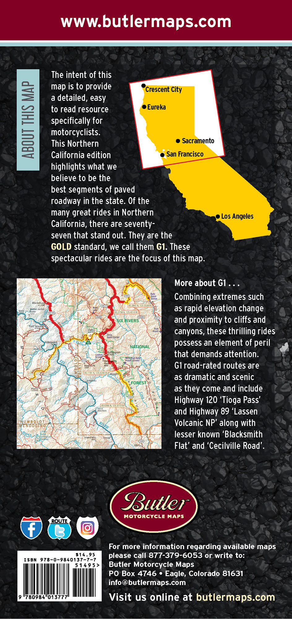 Northern California G1 Map 3rd Edition