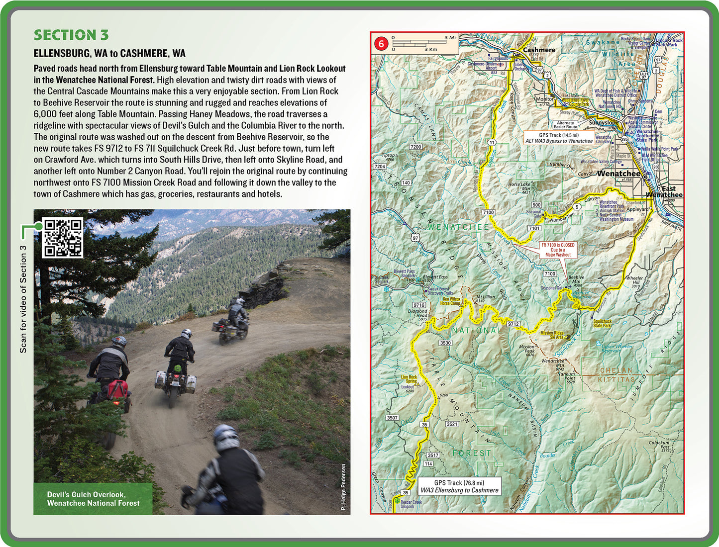 Washington Backcountry Discovery Route (WABDR) Map – V3