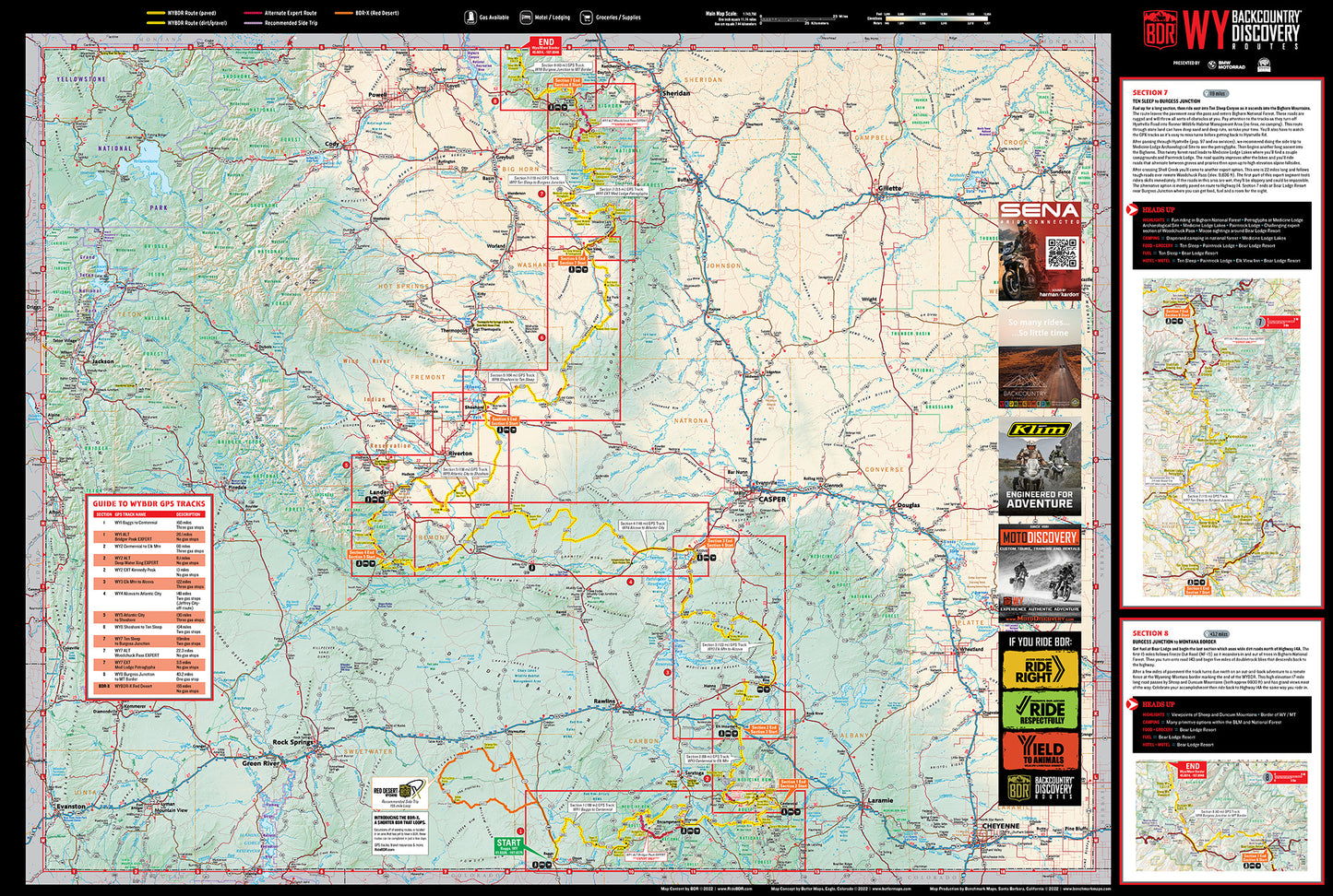 Wyoming Backcountry Discovery Route (WYBDR) 2nd Edition