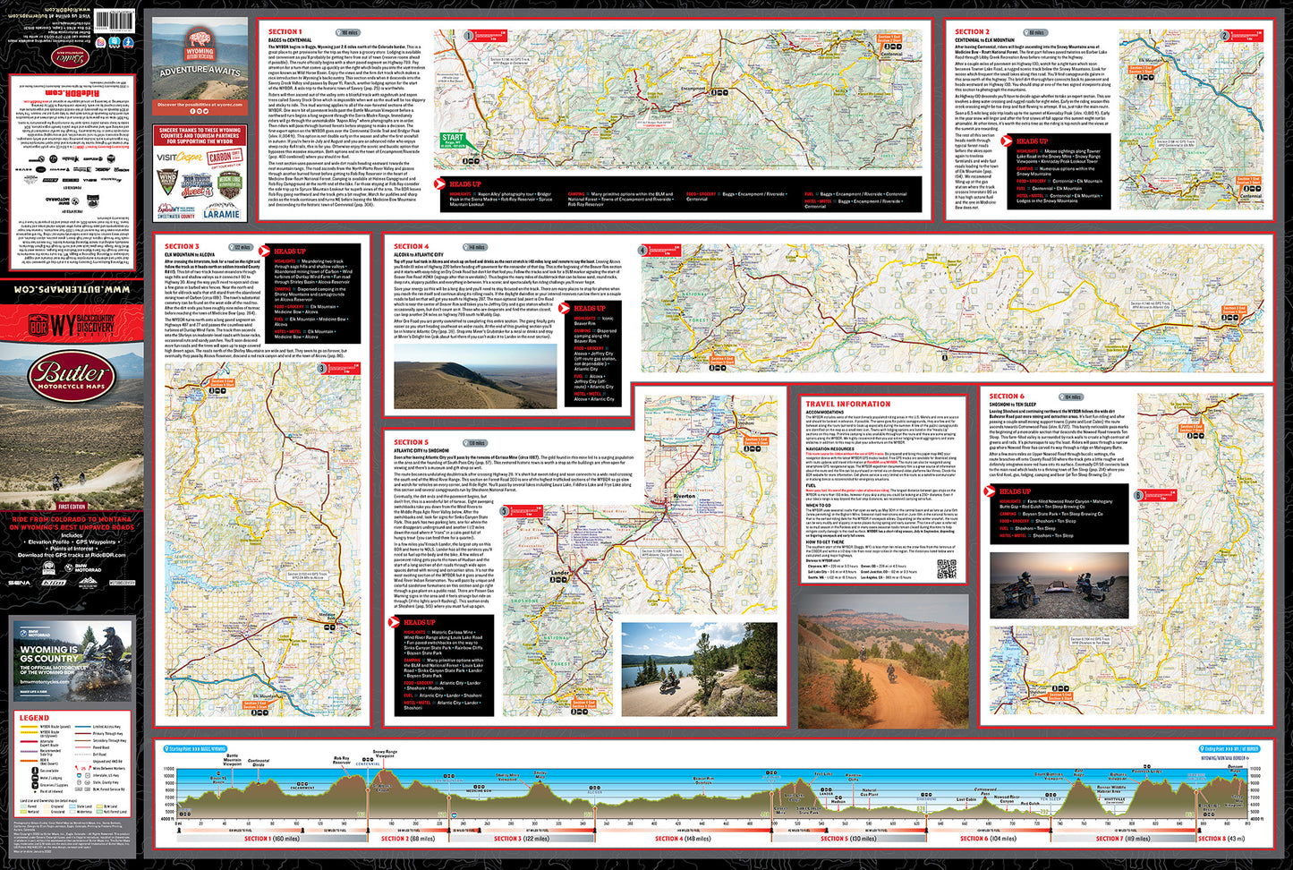 Wyoming Backcountry Discovery Route (WYBDR) 2nd Edition