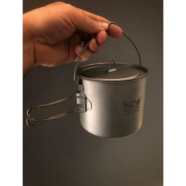 TITANIUM COOKING POT - 1.1L or 1100 ML