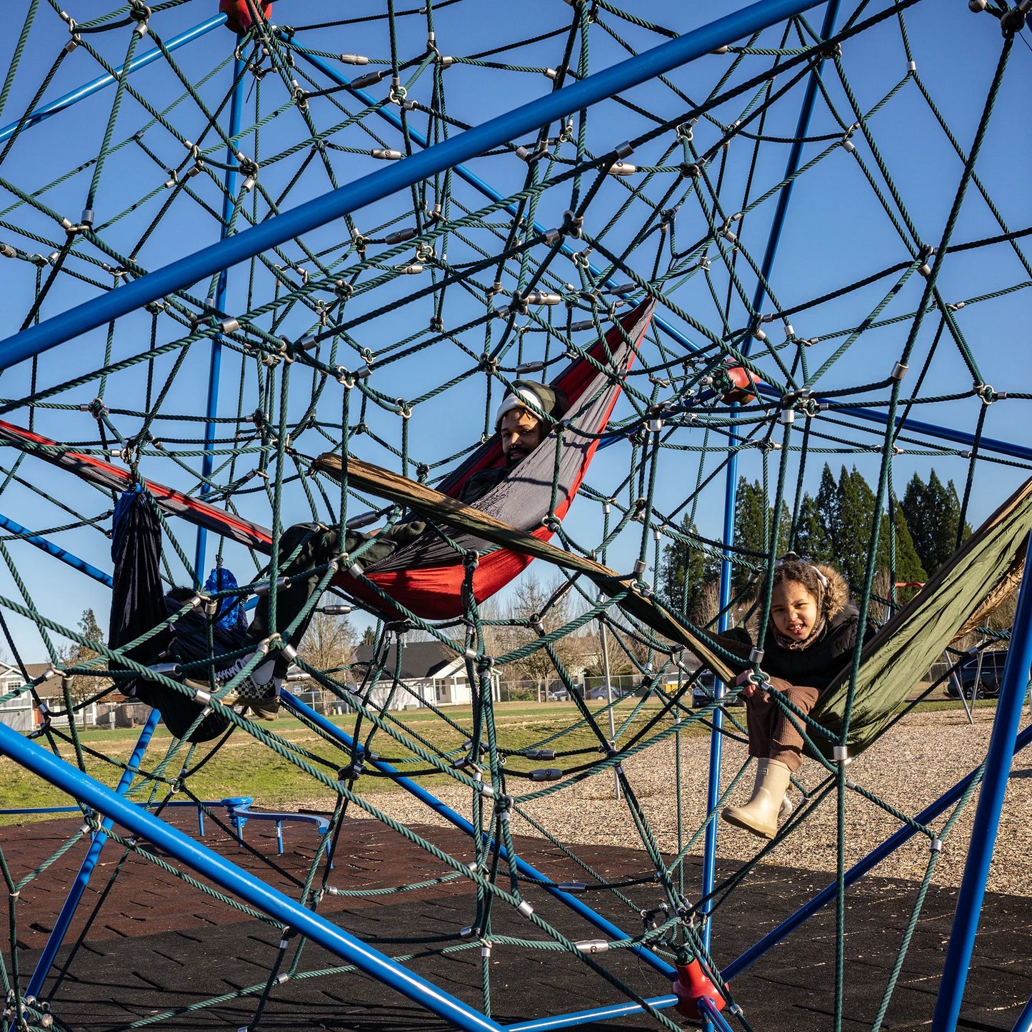 Double Deluxe Hammock w/ Tree Straps