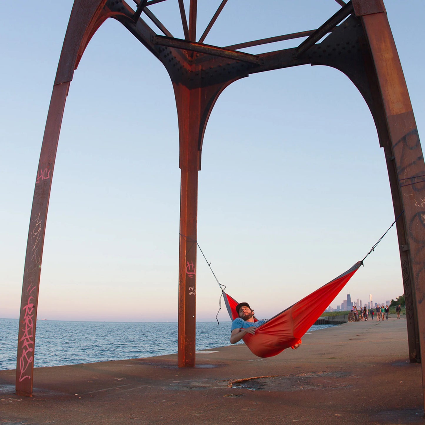 Double Deluxe Hammock w/ Tree Straps
