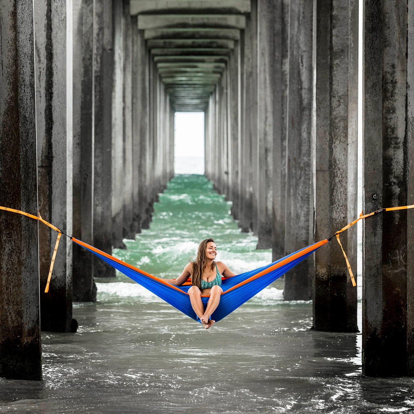 Double Deluxe Hammock w/ Tree Straps