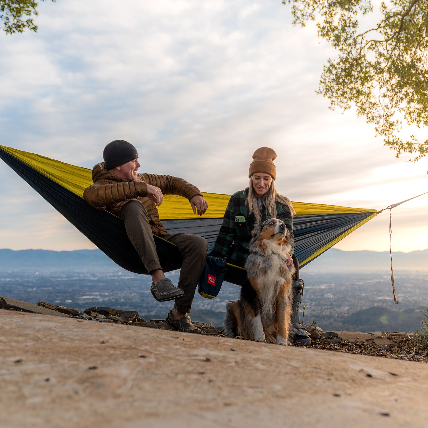Double Deluxe Hammock w/ Tree Straps