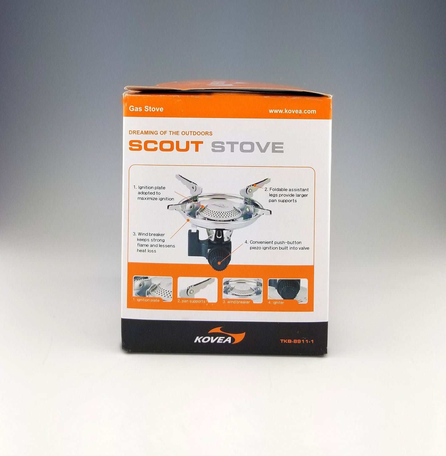 Kovea Scout Stove - Isobutane or Propane Based