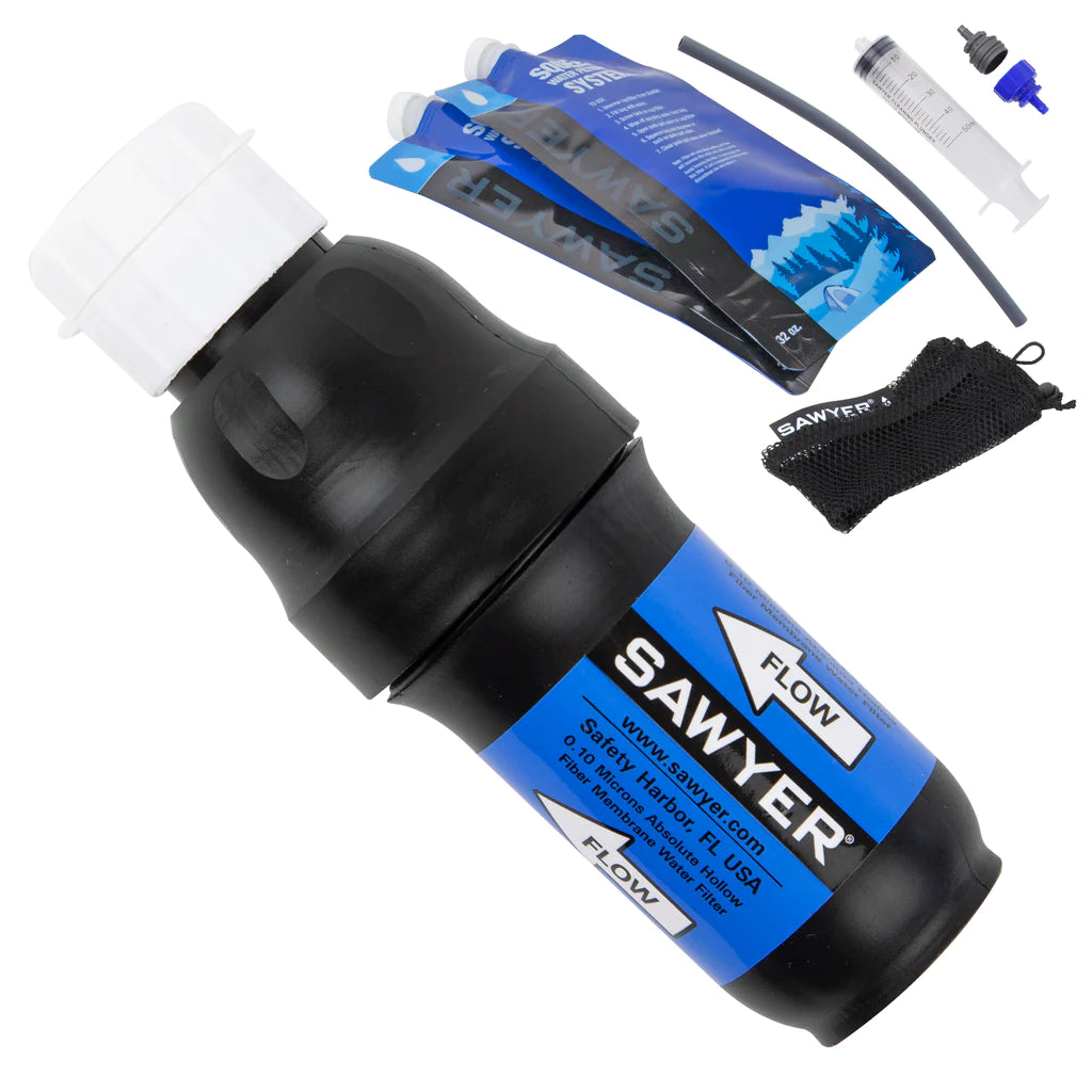 Sawyer Point One Squeeze Water Filter System with Two 1L Pouches