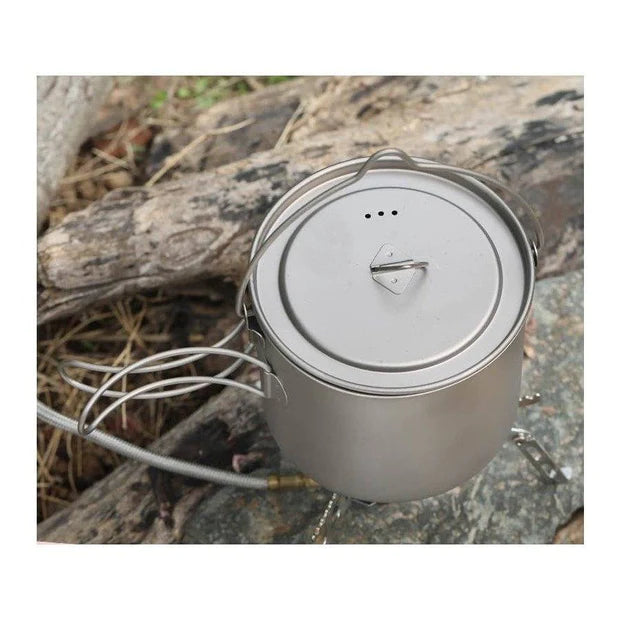 TITANIUM COOKING POT - 1.1L or 1100 ML