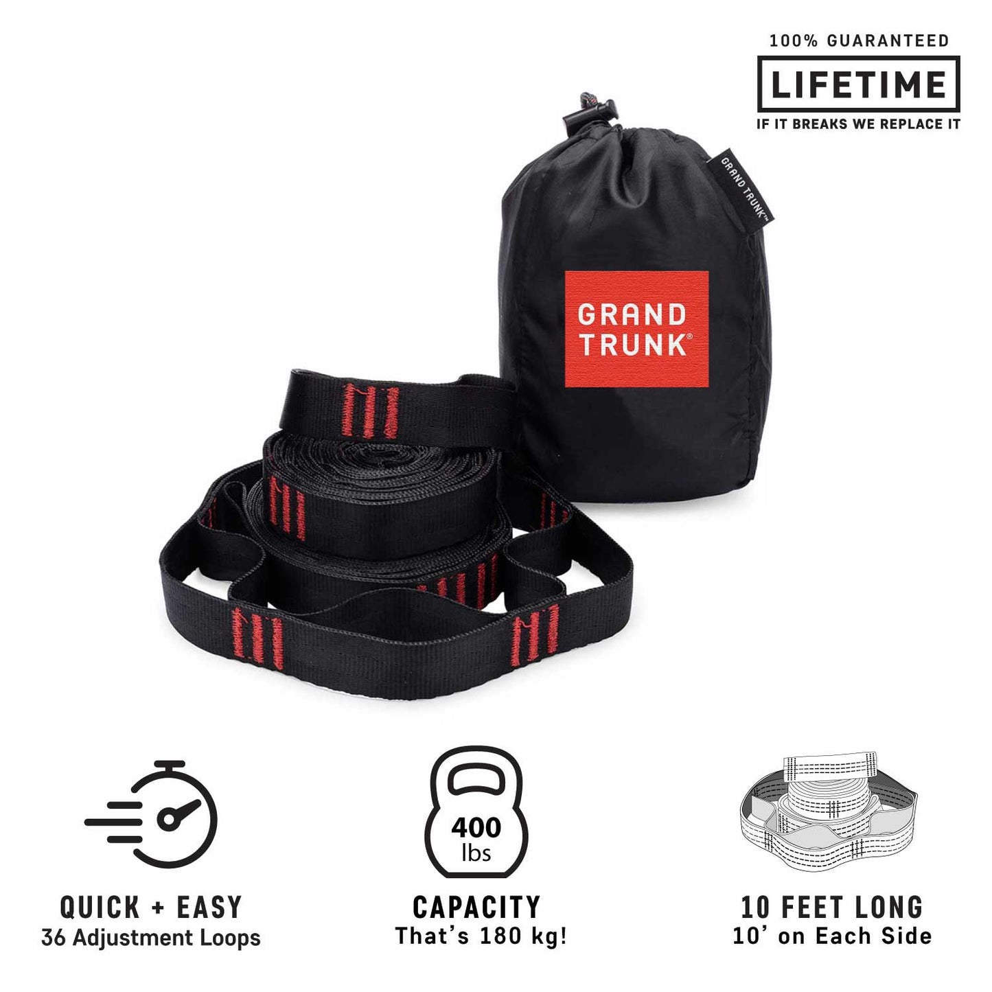 Trunk Straps - Hammock Suspension Straps