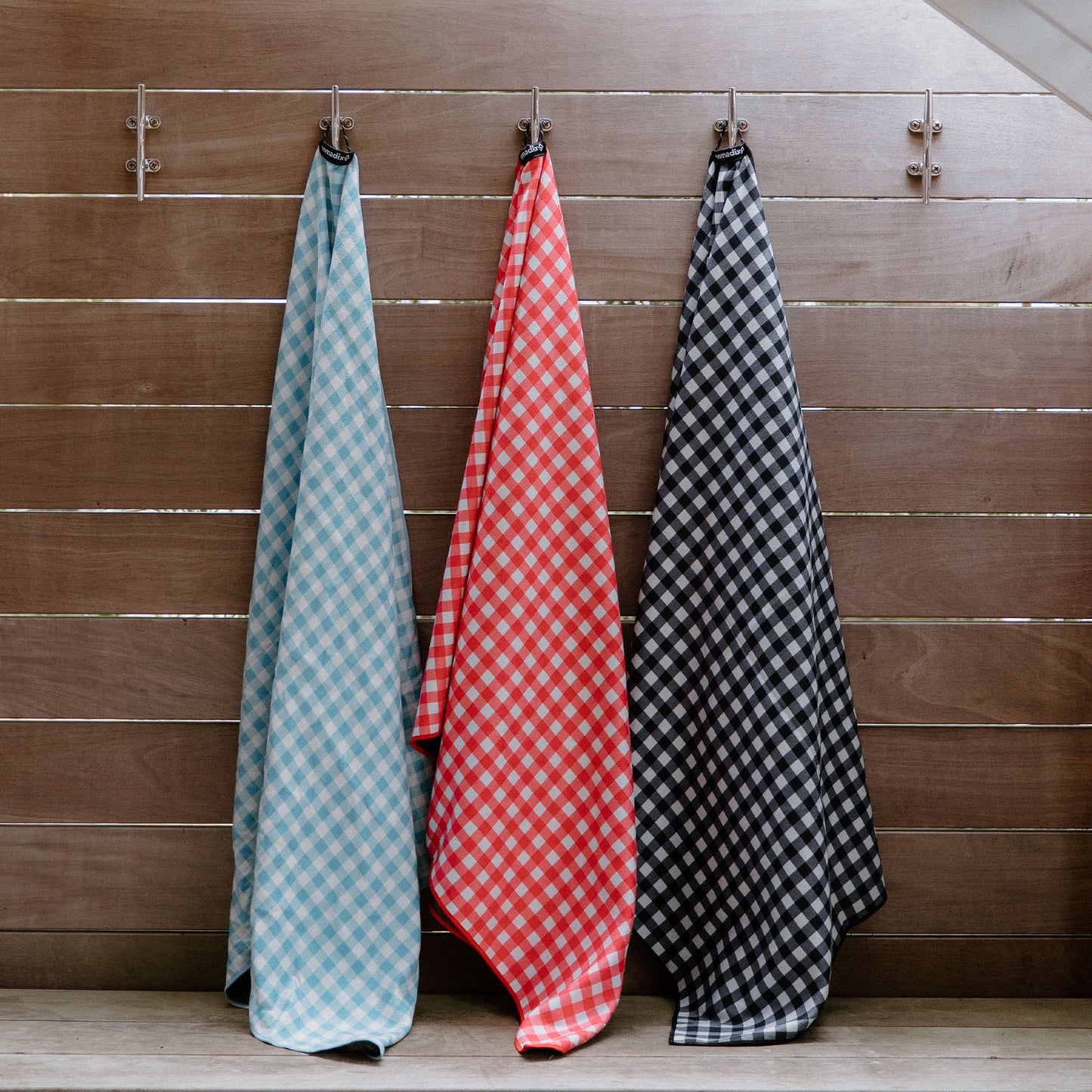Original Towel: Gingham Black