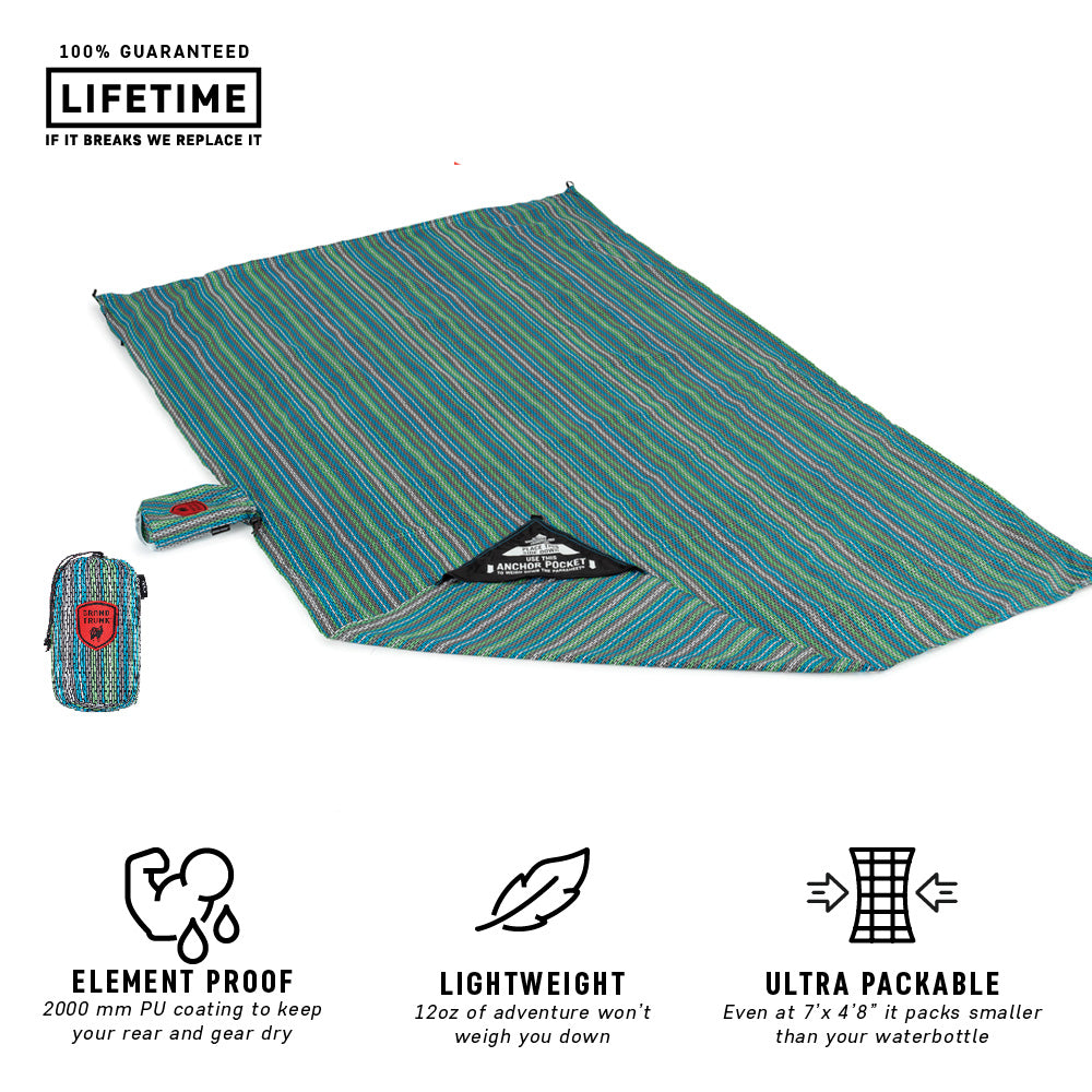 Adventure Sheet - Perfect ground Cover for camp, beach, lake, or home