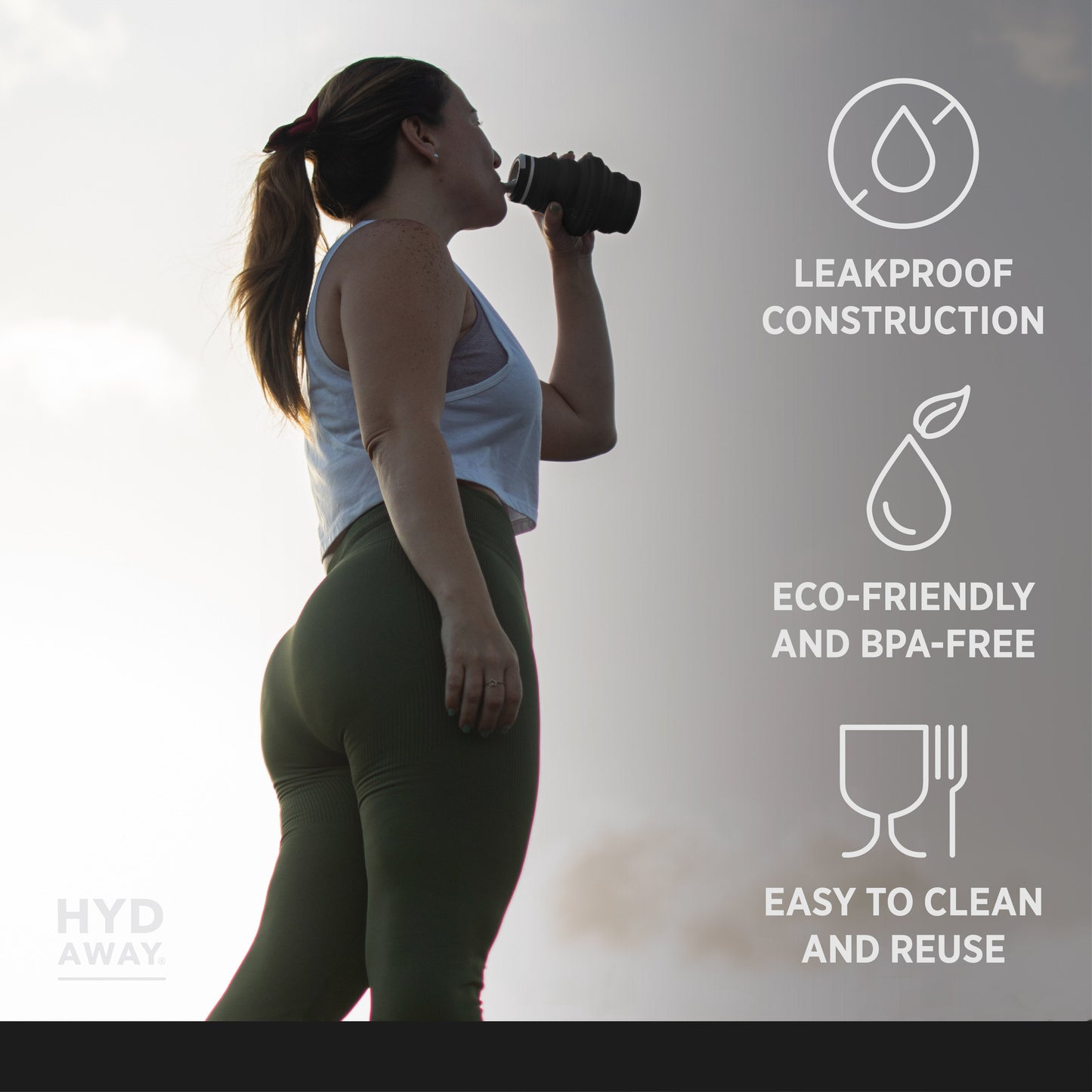 Collapsible Water Bottle | 17oz