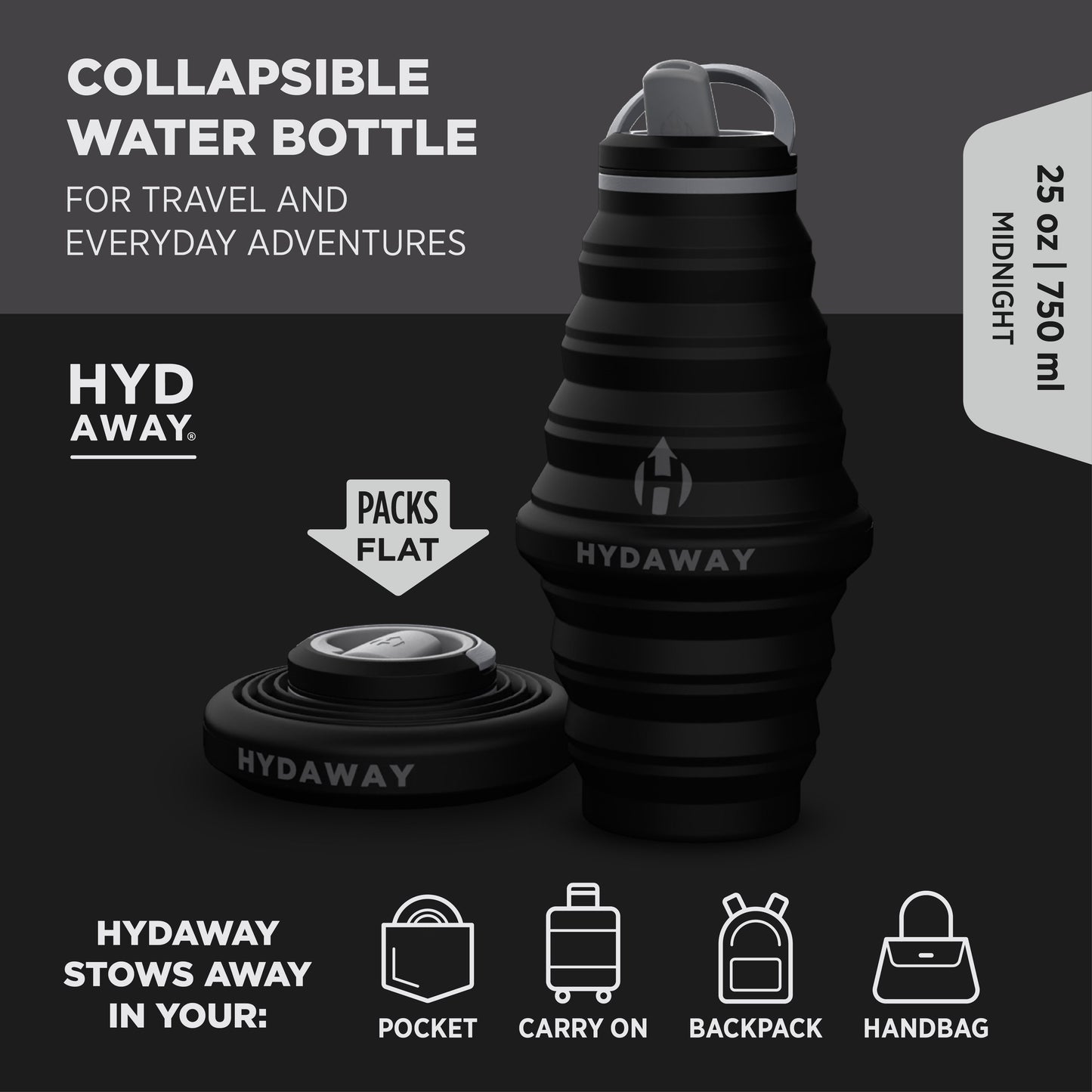Collapsible Water Bottle | 25oz
