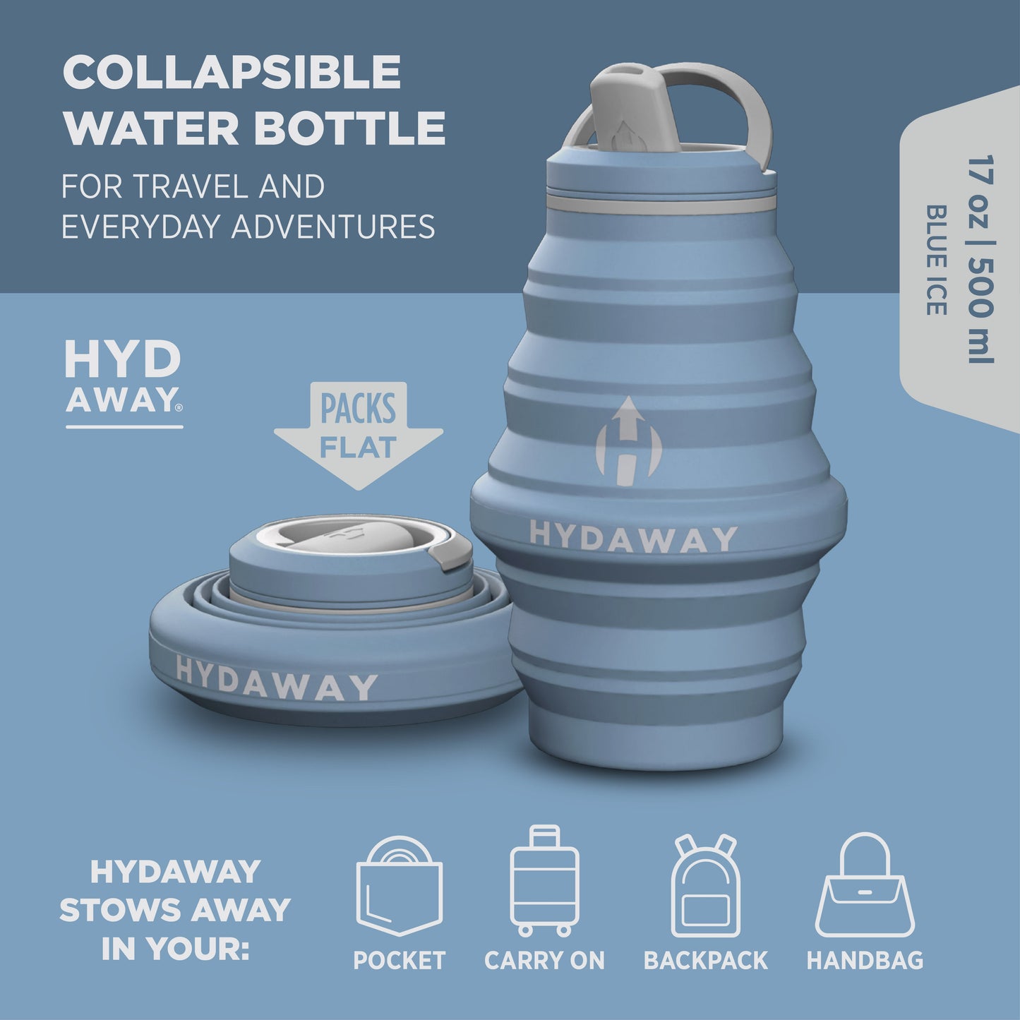 Collapsible Water Bottle | 17oz