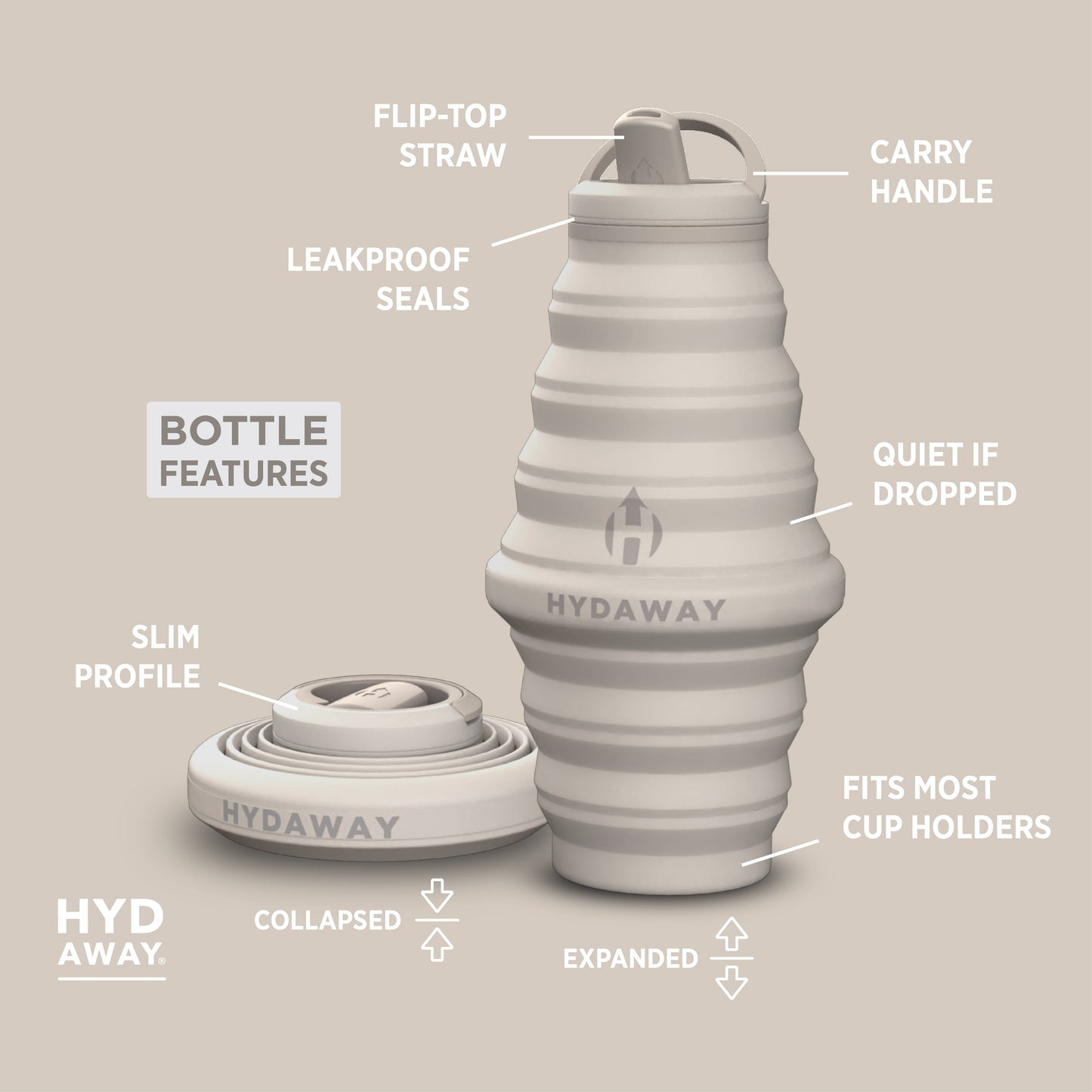 Collapsible Water Bottle | 25oz