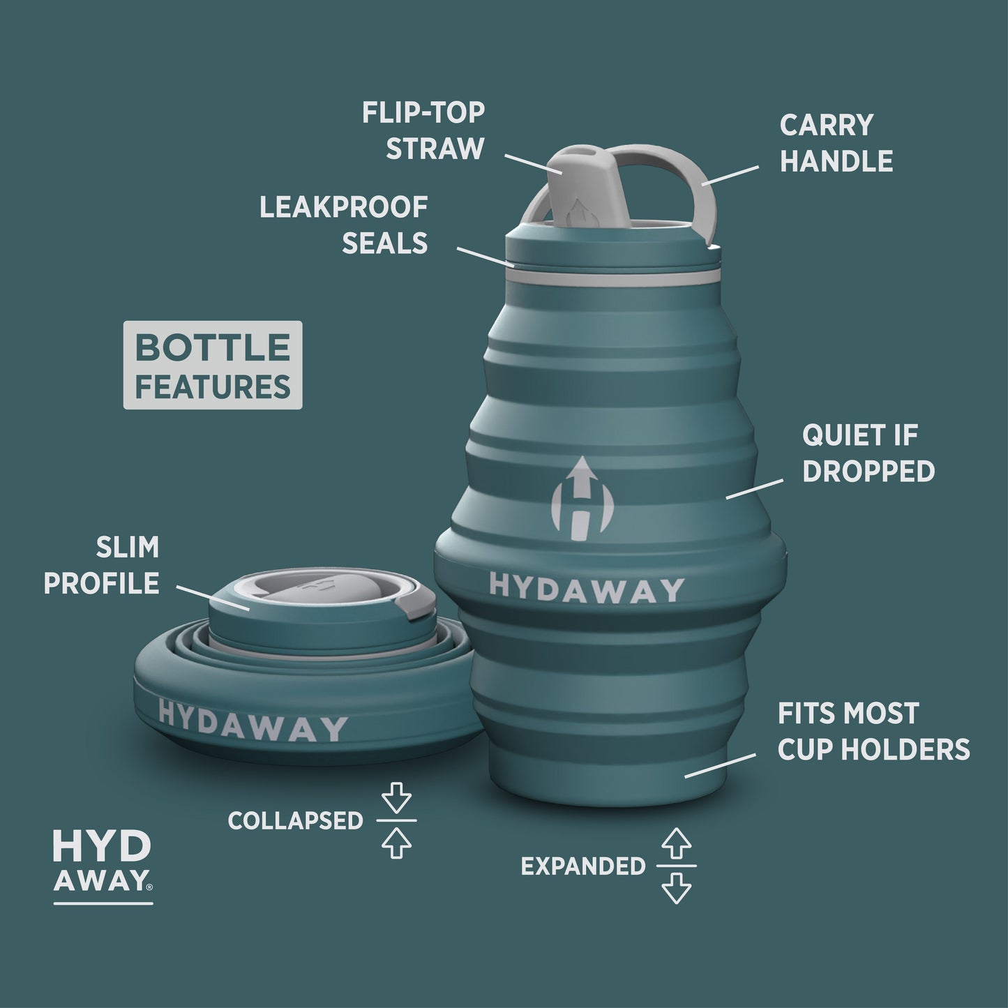 Collapsible Water Bottle | 17oz