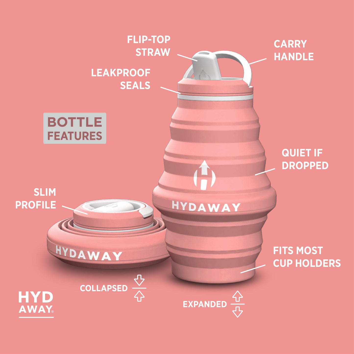 Collapsible Water Bottle | 17oz