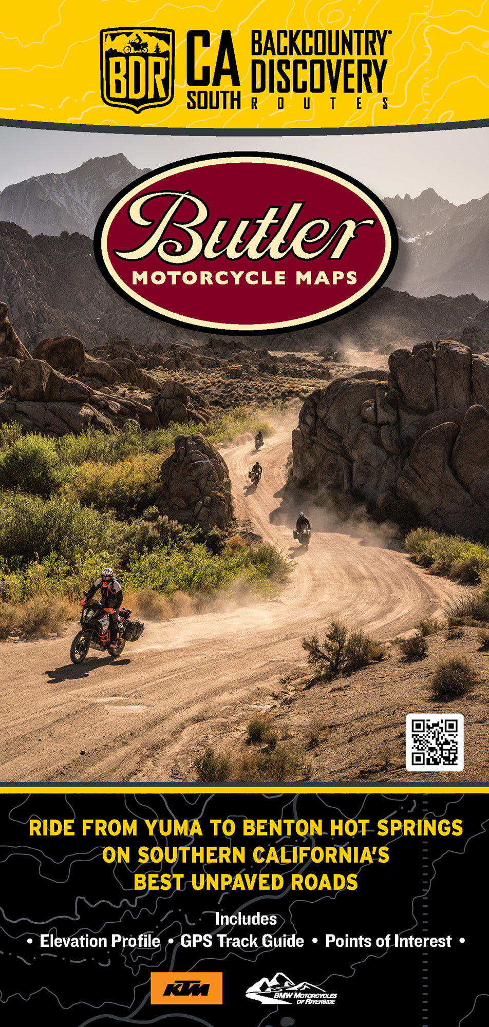 California-South Backcountry Discovery Route Map – V1 – The Adventure ...