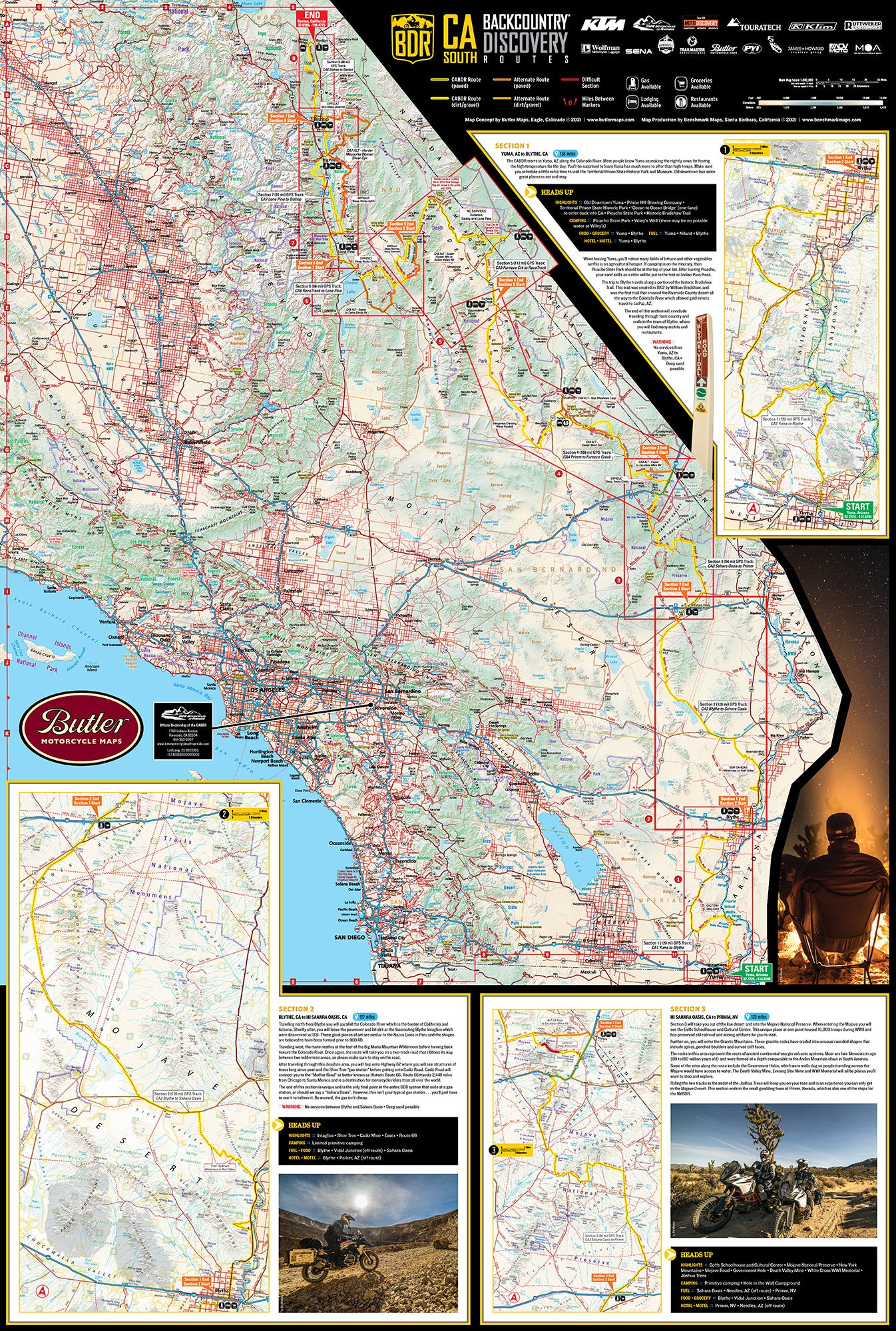 California-South Backcountry Discovery Route Map – V1