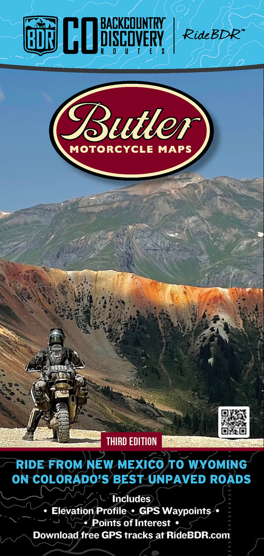 Colorado Backcountry Discovery Route (COBDR) Map – Third Edition