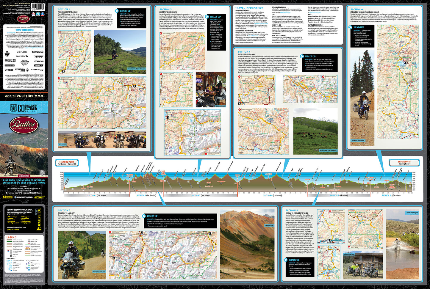 Colorado Backcountry Discovery Route (COBDR) Map – Third Edition