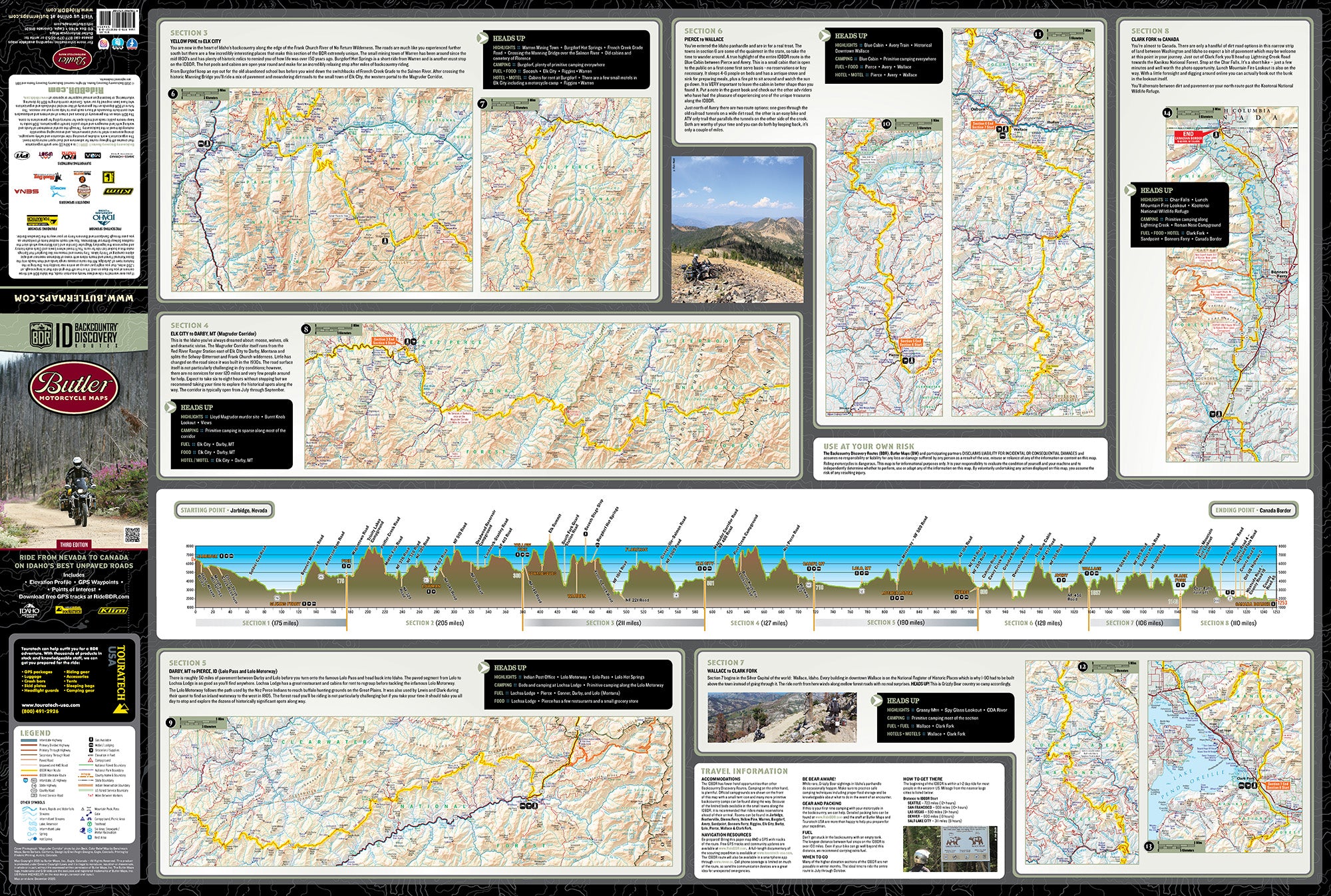 Idaho Backcountry Discovery Route (IDBDR) Map – V3 – The Adventure Source