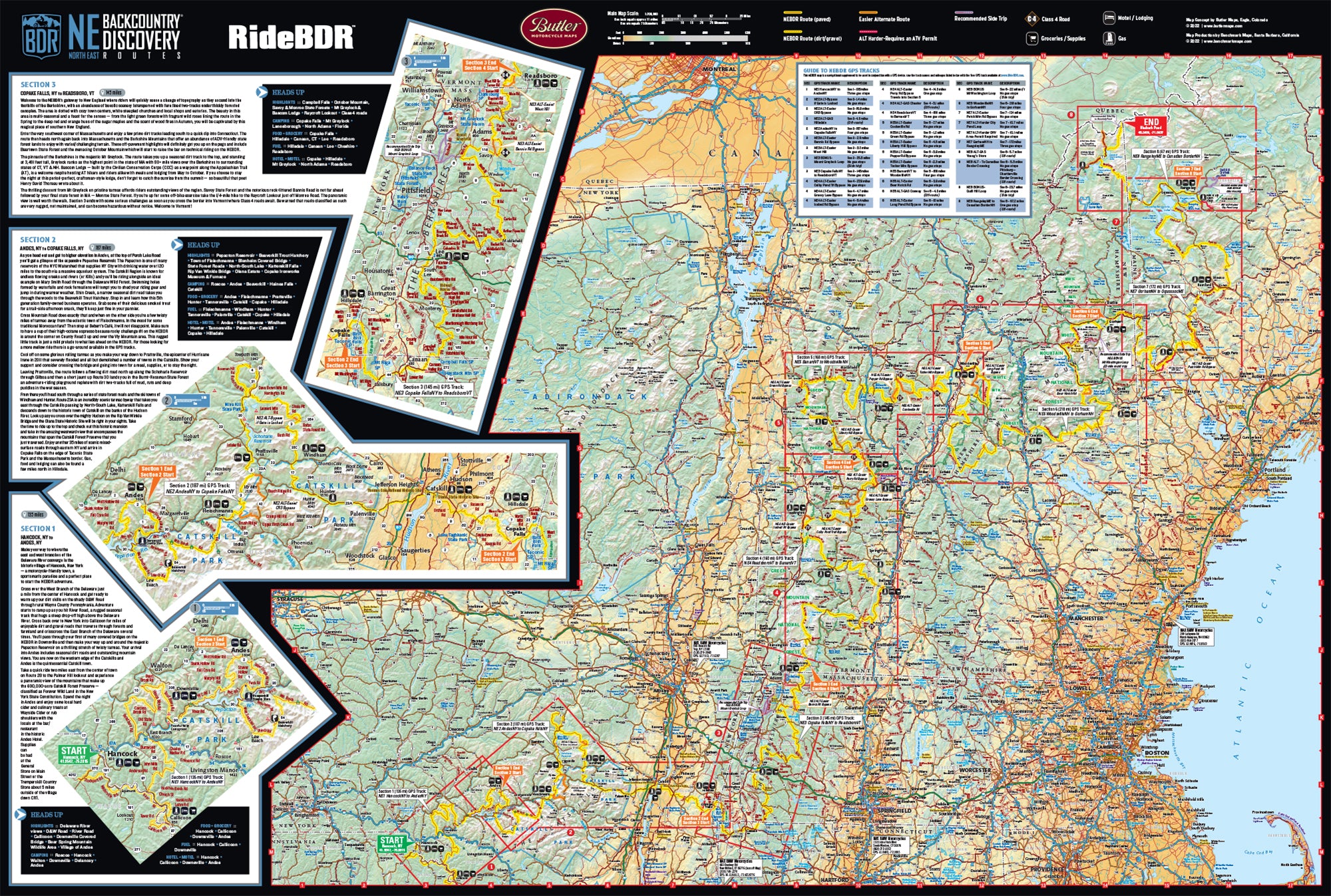 Northeast Backcountry Discovery Route (NEBDR) Map – The Adventure Source