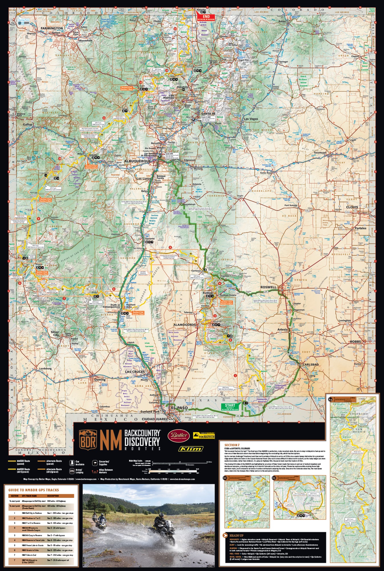 New Mexico Backcountry Discovery Route (NMBDR) Map 2nd Edition