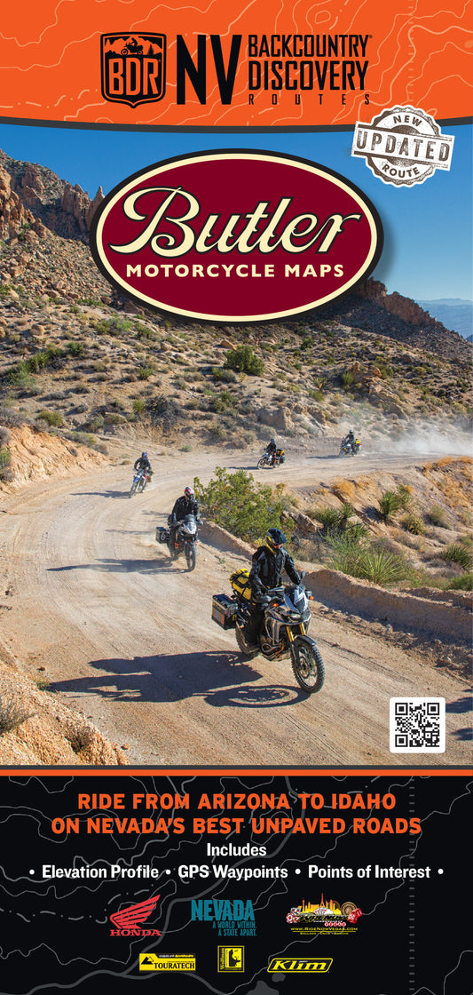Nevada Backcountry Discovery Route (NVBDR) Map