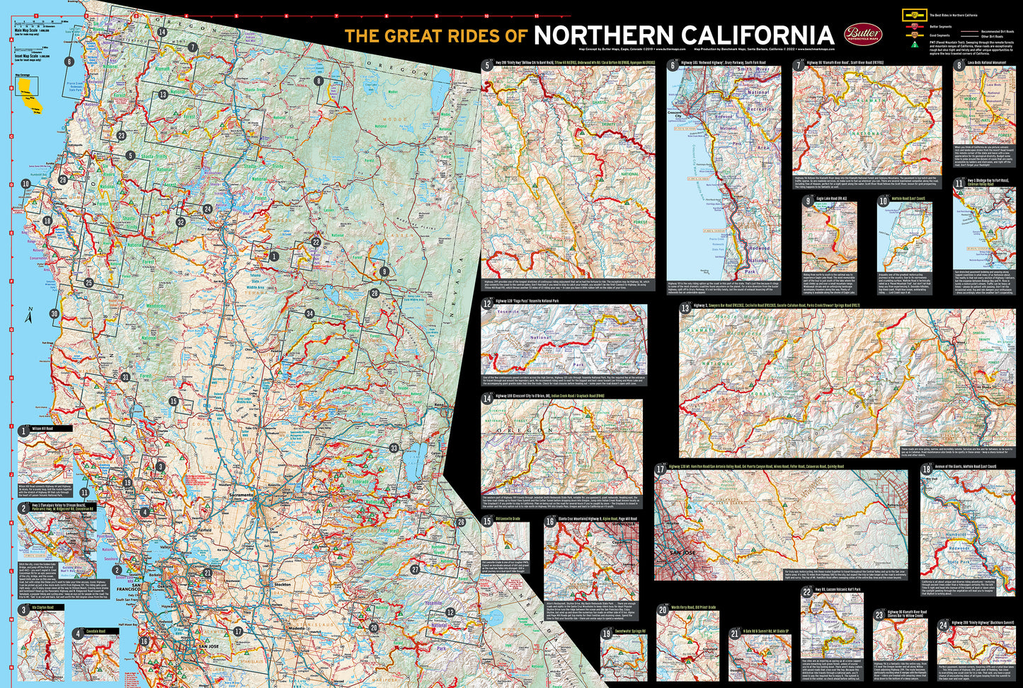Northern California G1 Map 3rd Edition