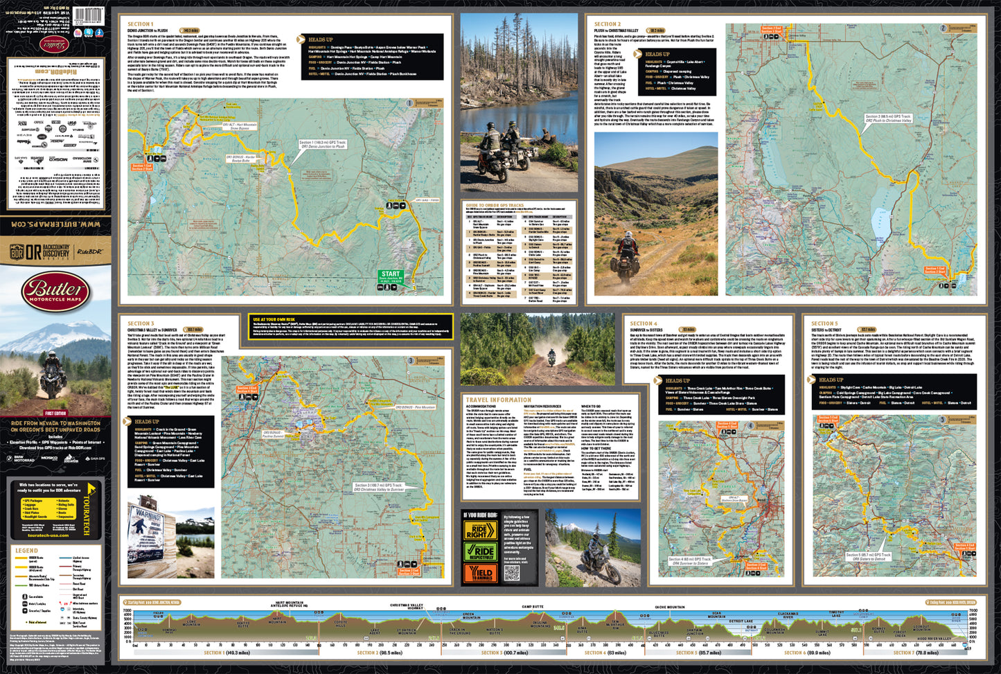 Oregon Backcountry Discovery Route (ORBDR) Map