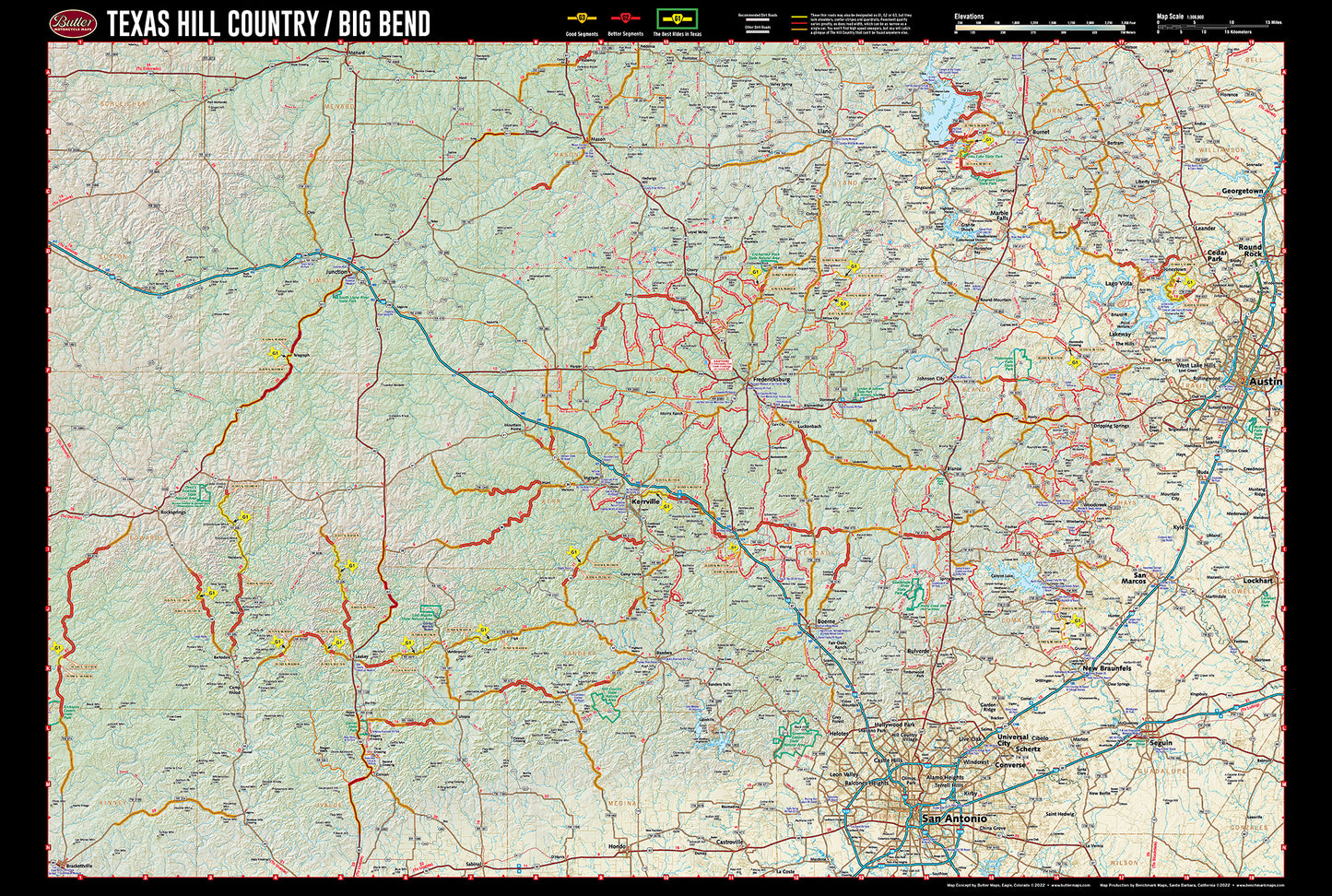 Texas Hill Country/Big Bend NP G1 Map – V7