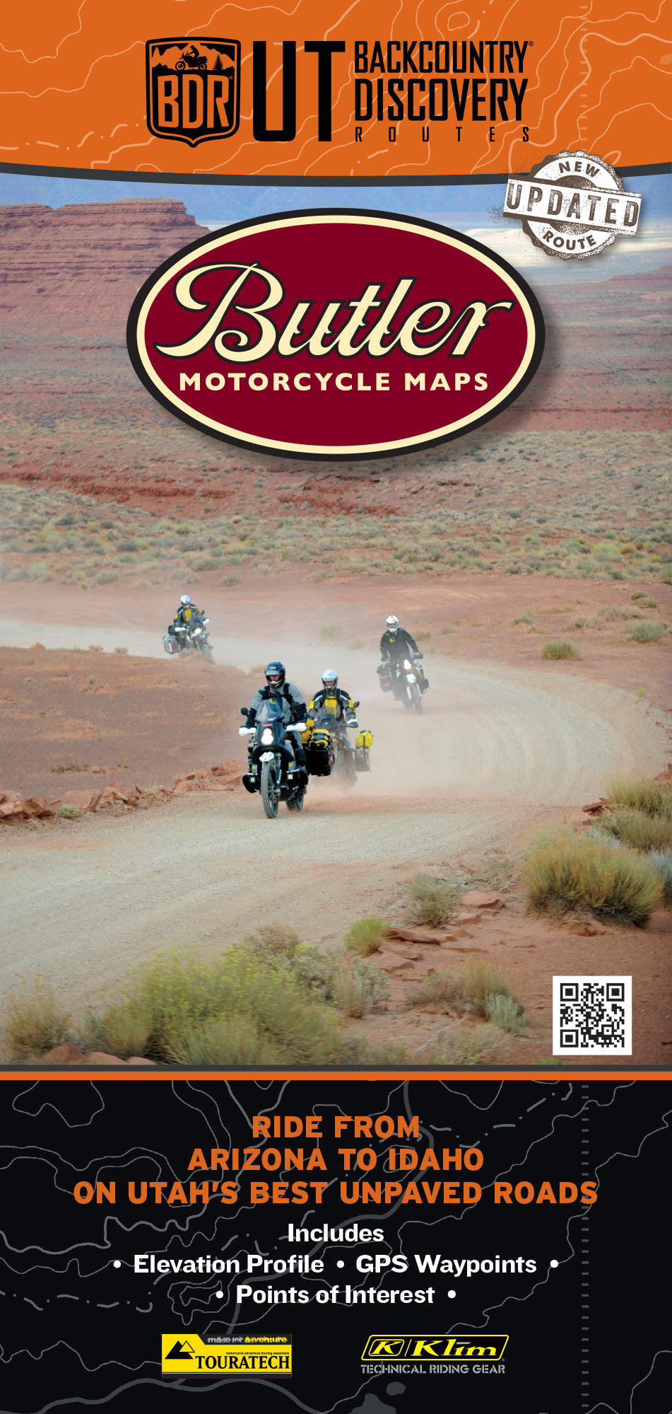 Utah Backcountry Discovery Route (UTBDR) Map 2nd Edition