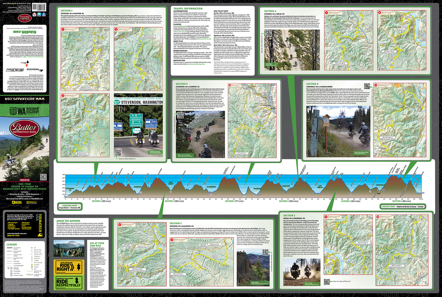 Washington Backcountry Discovery Route (WABDR) Map – V3