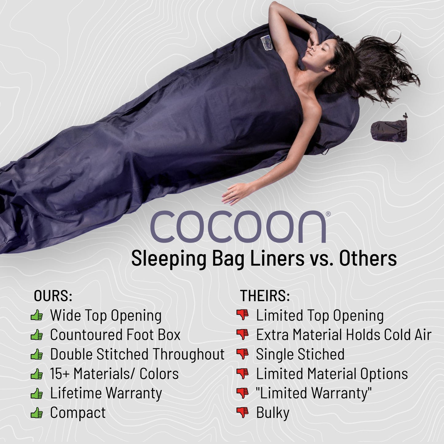 Insect Shield® MummyLiner™ Cotton