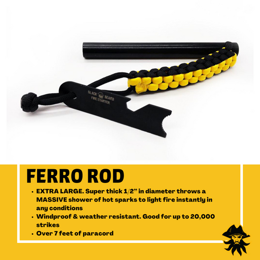 Black Beard Ferro Rod
