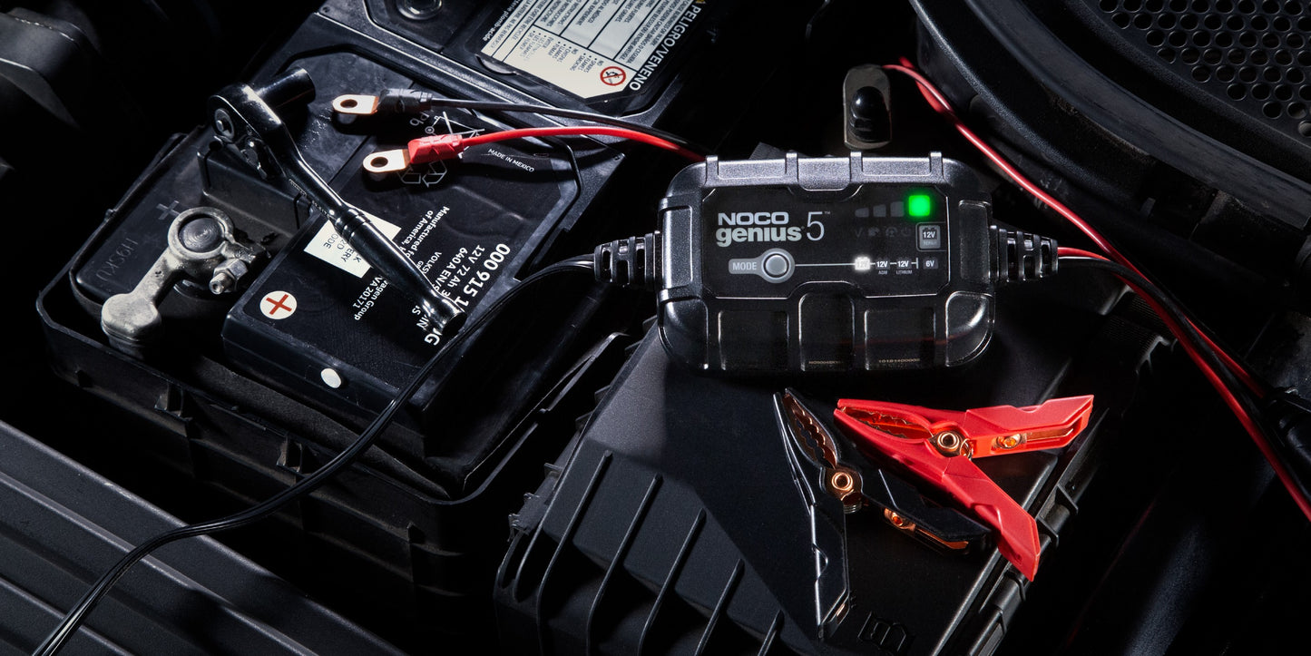 NOCO - 5-Amp Battery Charger, Battery Maintainer, and Battery Desulfator