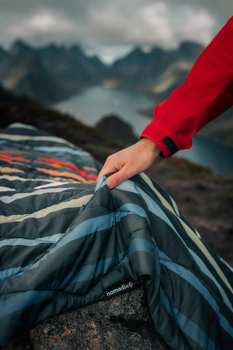 Puffer Blanket: Pinstripes Multi