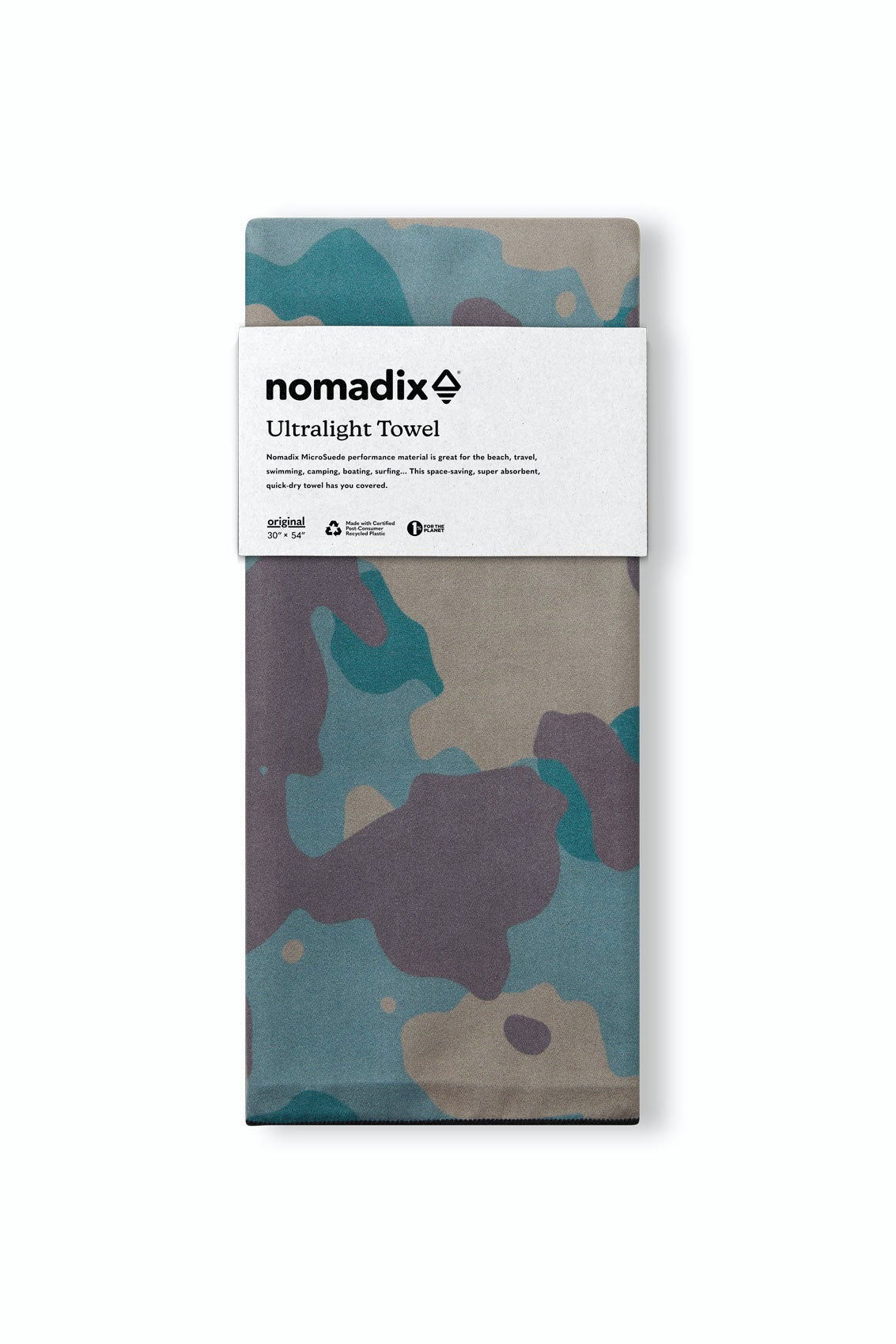 Ultralight Towel: Camo Green