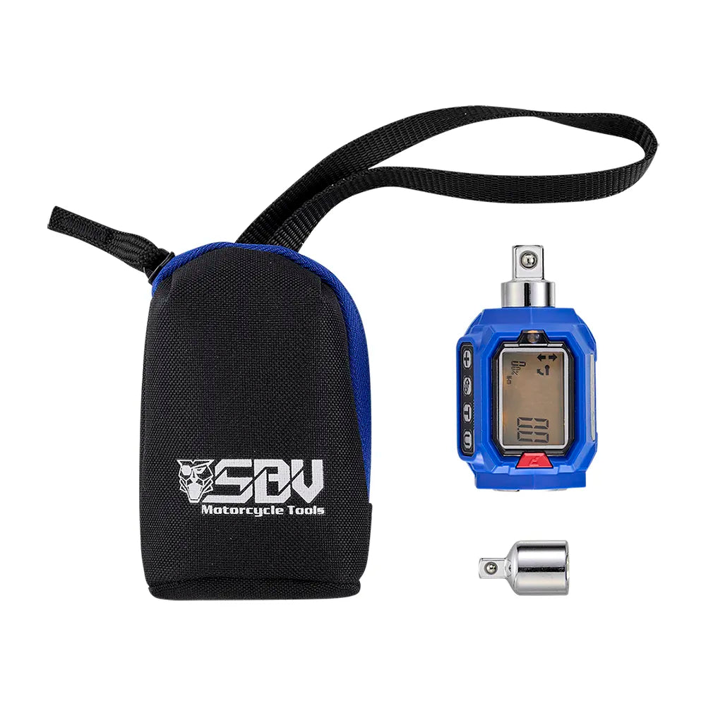 UPDATED New Design - 3/8” Digital Torque Wrench with 1/4" adapter, 1Nm to 205Nm