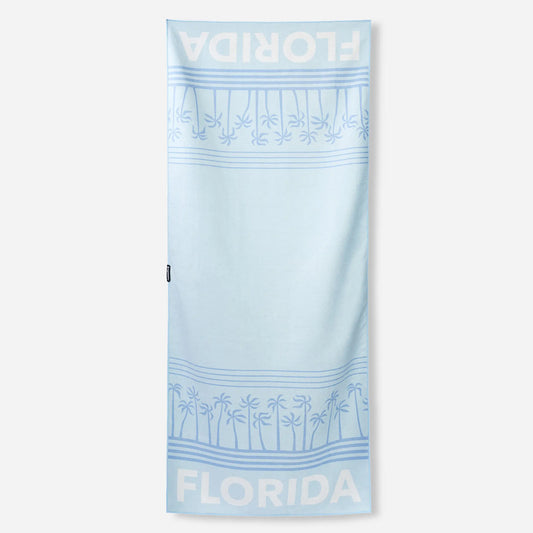 Original Towel: Florida Palms Coastal Blue